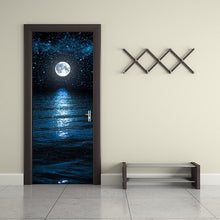 Load image into Gallery viewer, 77x200cm 3D Beautiful Landscape Door Sticker For Living Room Bedroom DIY PVC Self Adhesive Wallpaper Waterproof Mural Decal