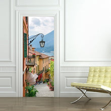 Load image into Gallery viewer, 77x200cm 3D Beautiful Landscape Door Sticker For Living Room Bedroom DIY PVC Self Adhesive Wallpaper Waterproof Mural Decal