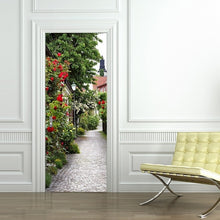 Load image into Gallery viewer, 77x200cm 3D Beautiful Landscape Door Sticker For Living Room Bedroom DIY PVC Self Adhesive Wallpaper Waterproof Mural Decal