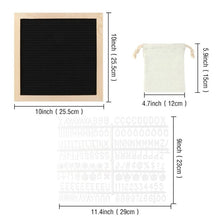Load image into Gallery viewer, OurWarm Funny DIY Felt Letter Board Sign Pink Black Grey Changeable Message Board With Holder Wedding Home Decoration 10&quot;x10&quot;